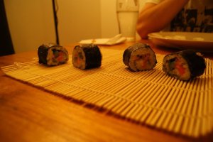 Y... resultado final!!! Sushi para todos!
