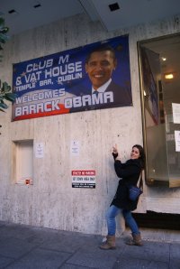 Dublín recibe a Obama!